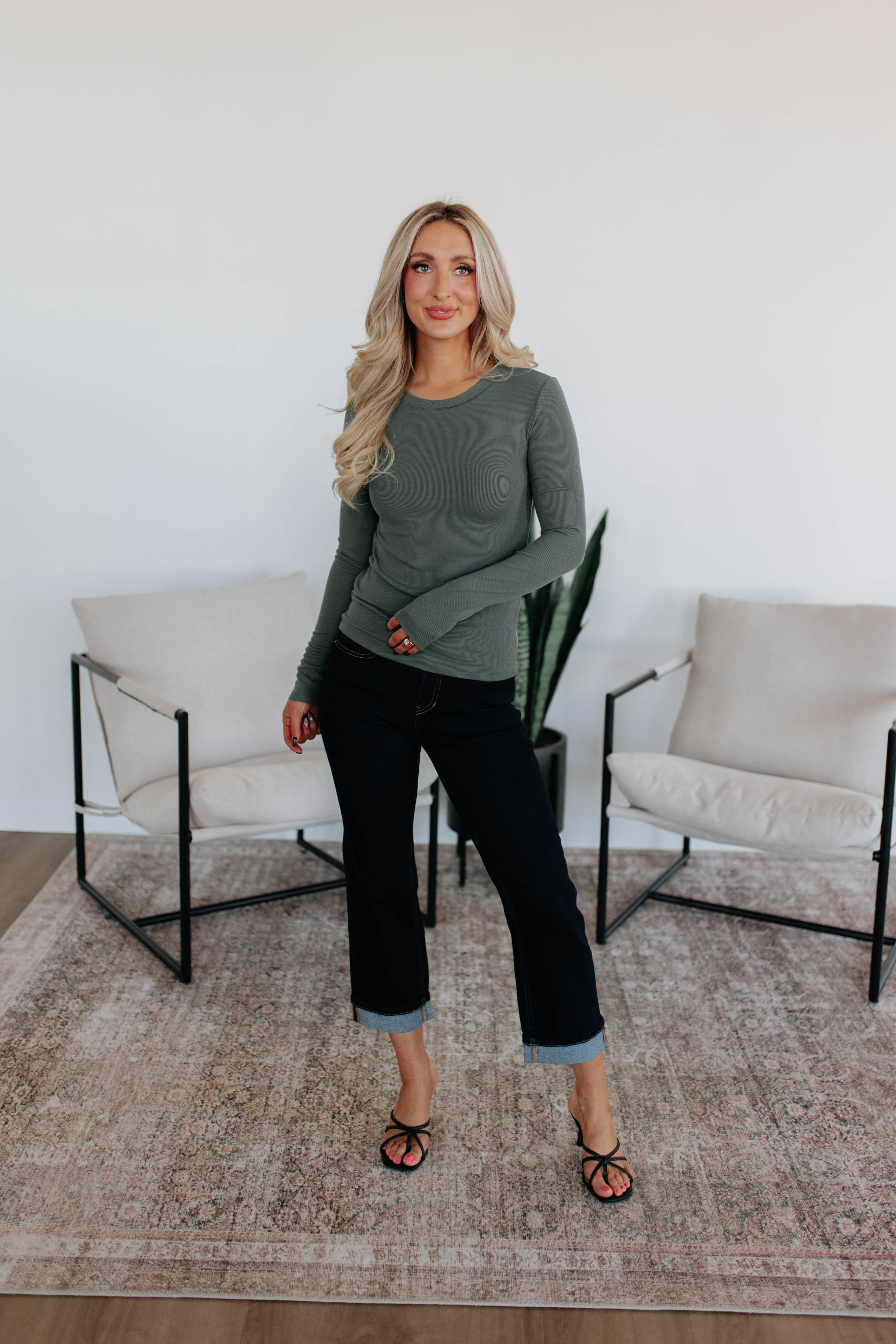 Hanna Ribbed Top