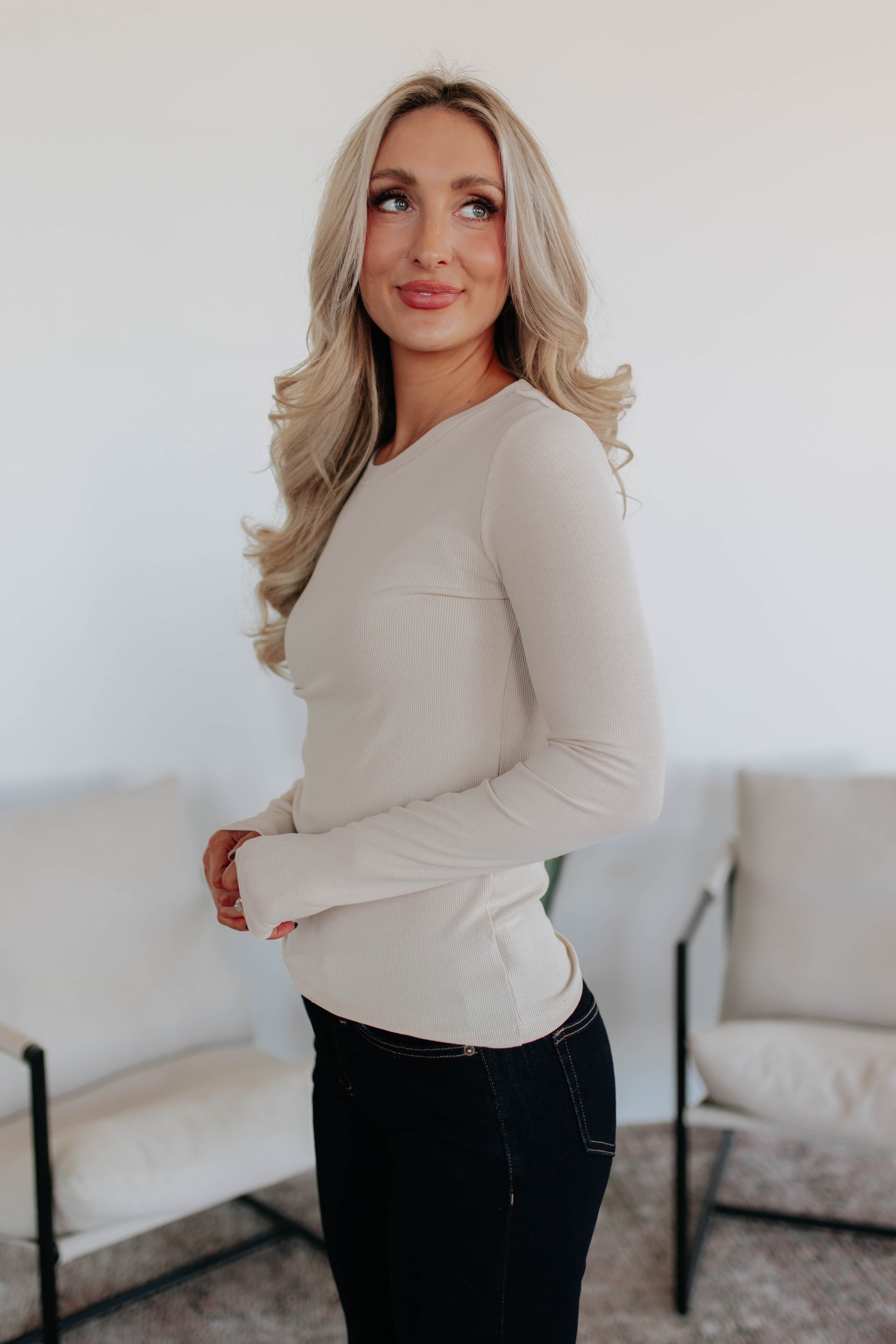 Hanna Ribbed Top