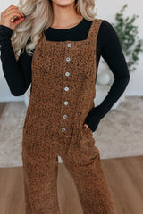 Ashlyn Leopard Overalls