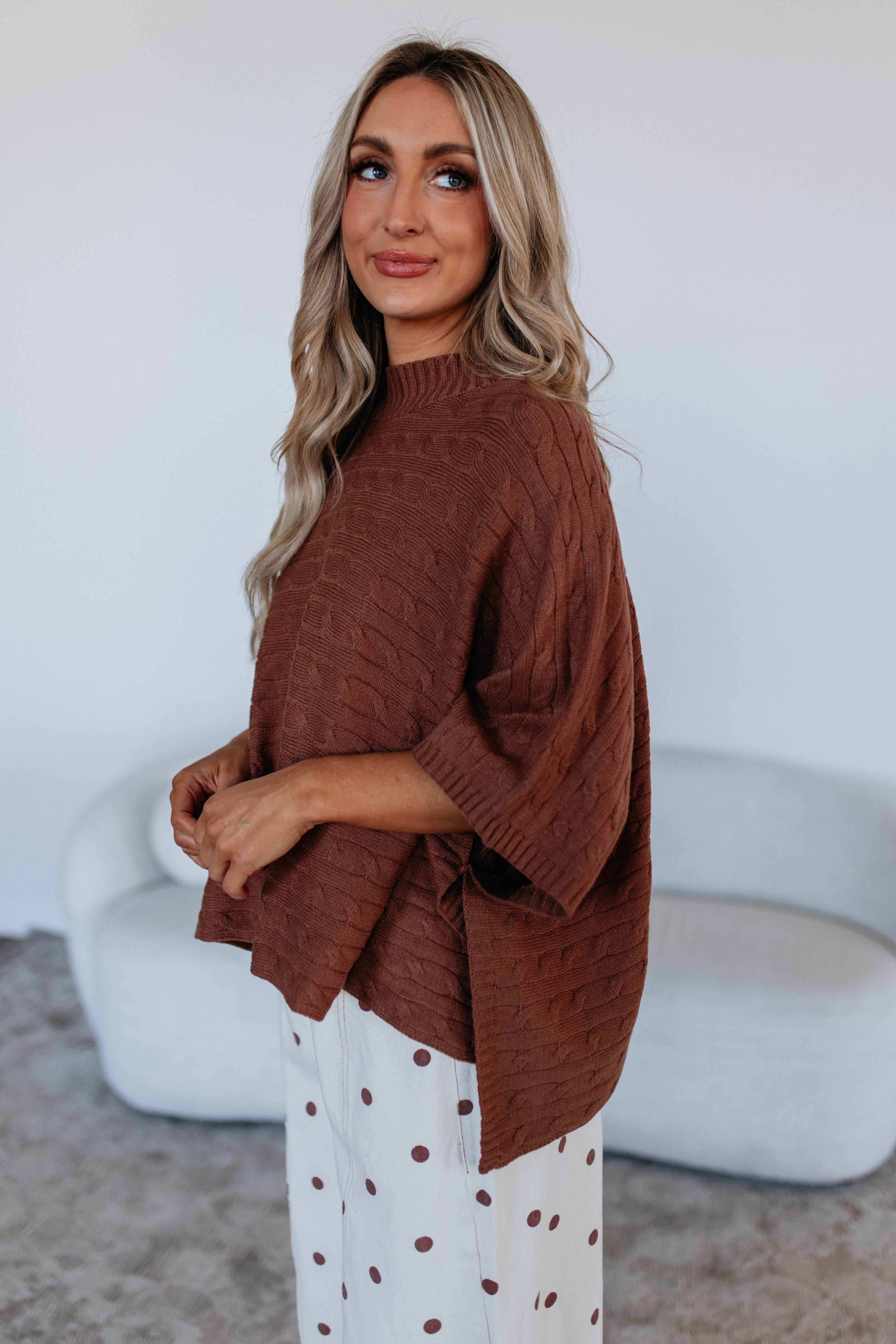 Sabina Cable Knit Sweater