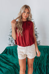 Melina Satin Top