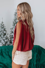 Melina Satin Top