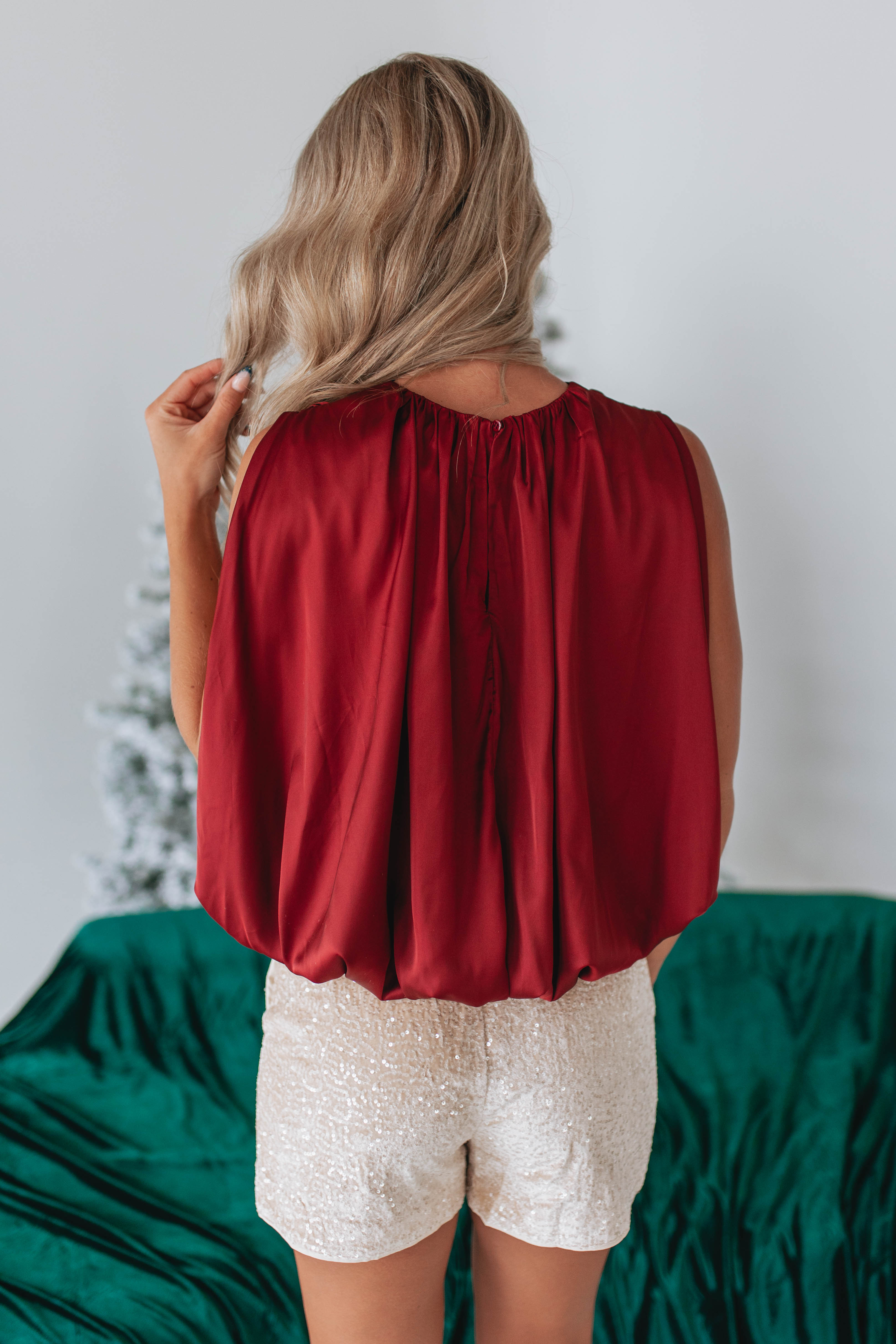 Melina Satin Top