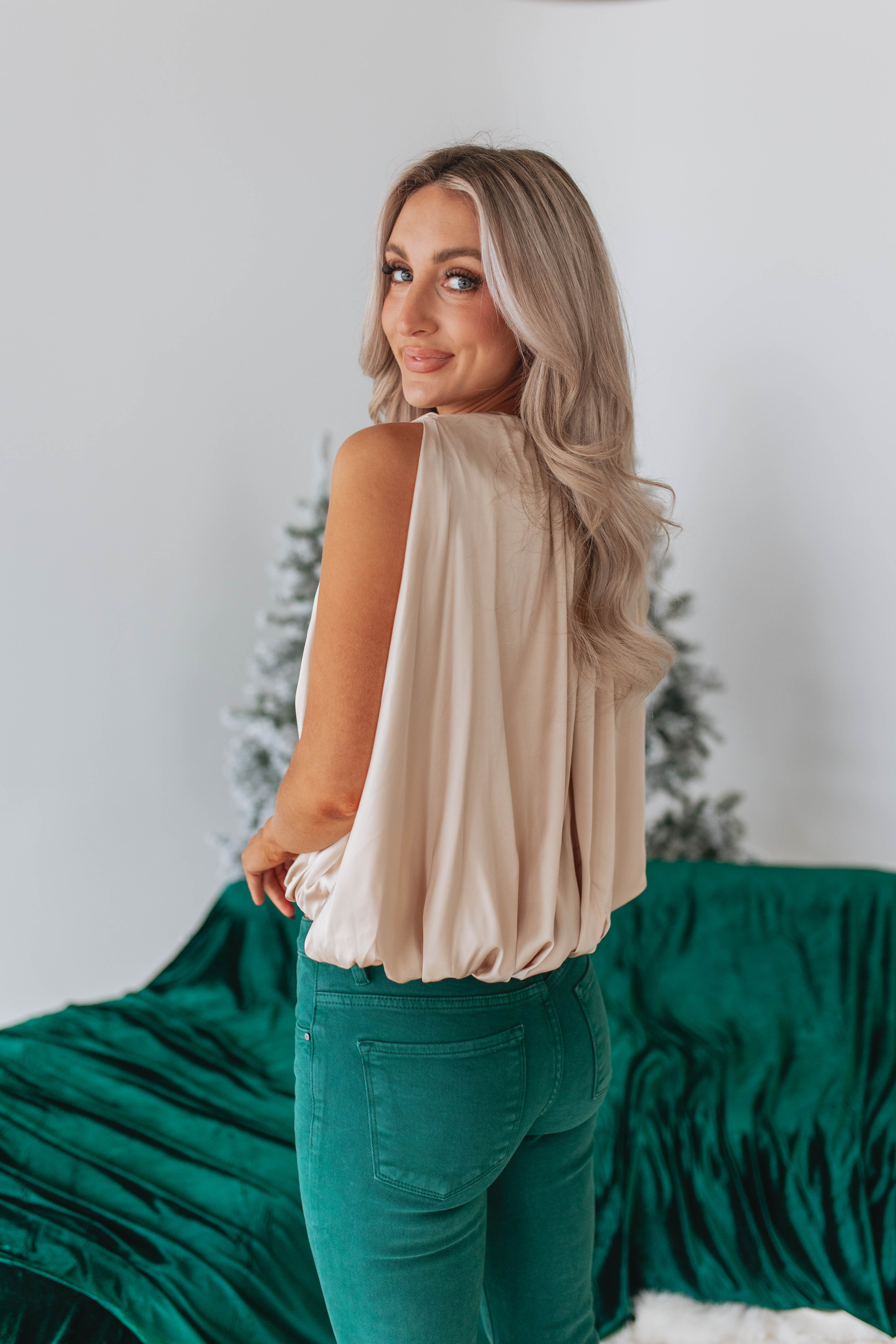 Melina Satin Top