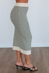 Leanne Striped Skirt