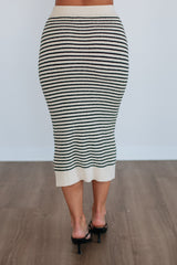 Leanne Striped Skirt