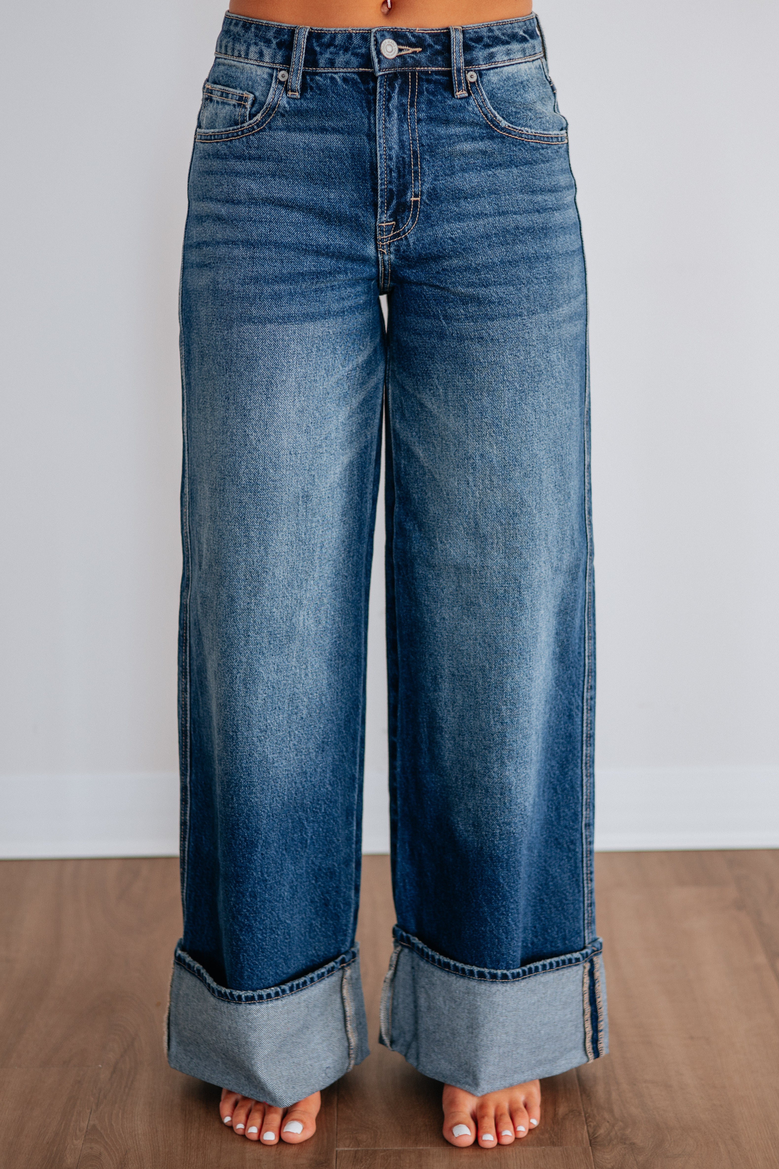 Nori Hidden Jeans - Dark Wash