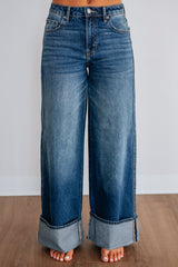 Nori Hidden Jeans - Dark Wash