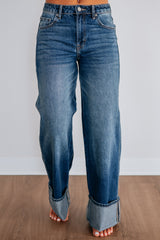 Nori Hidden Jeans - Dark Wash