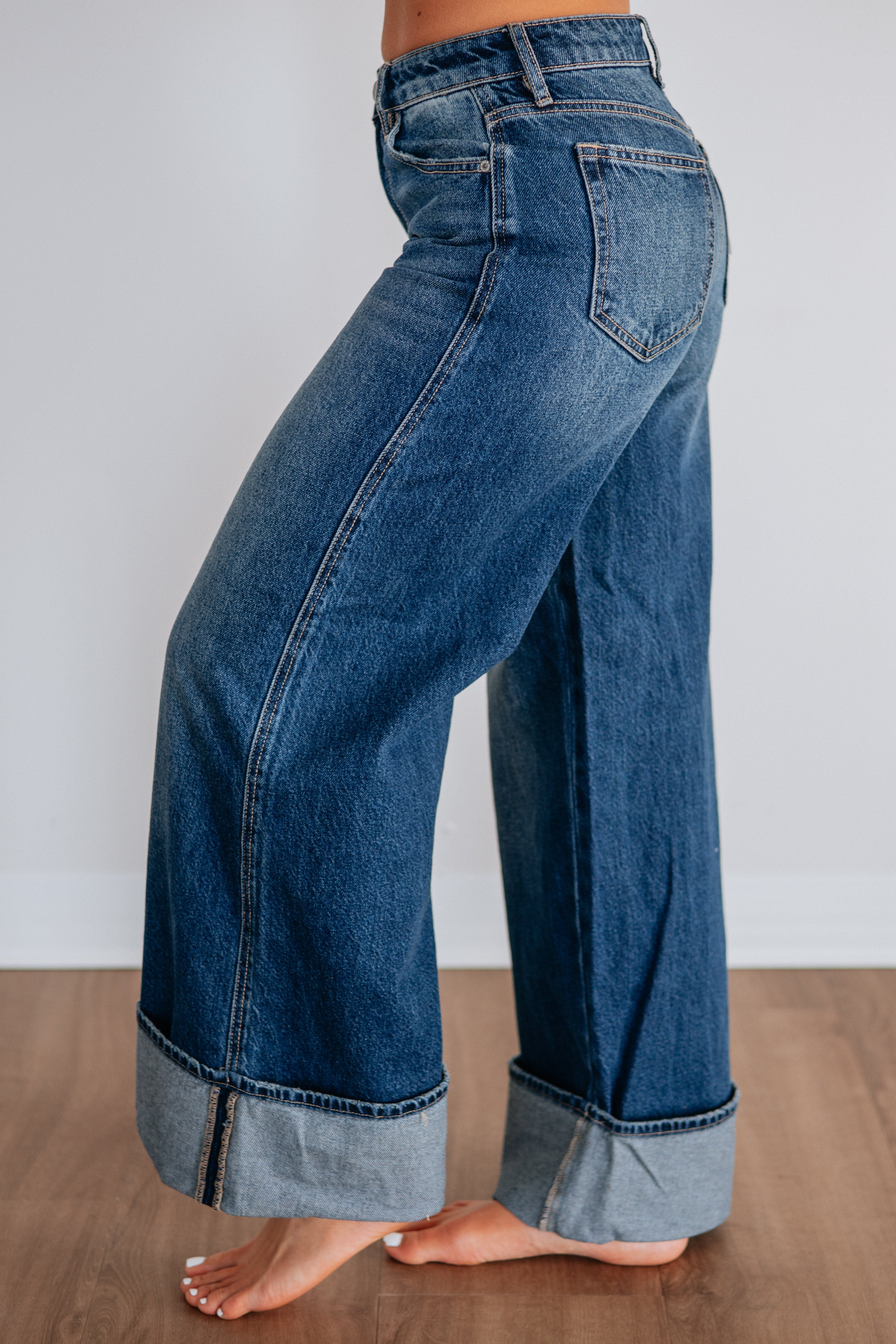 Nori Hidden Jeans - Dark Wash