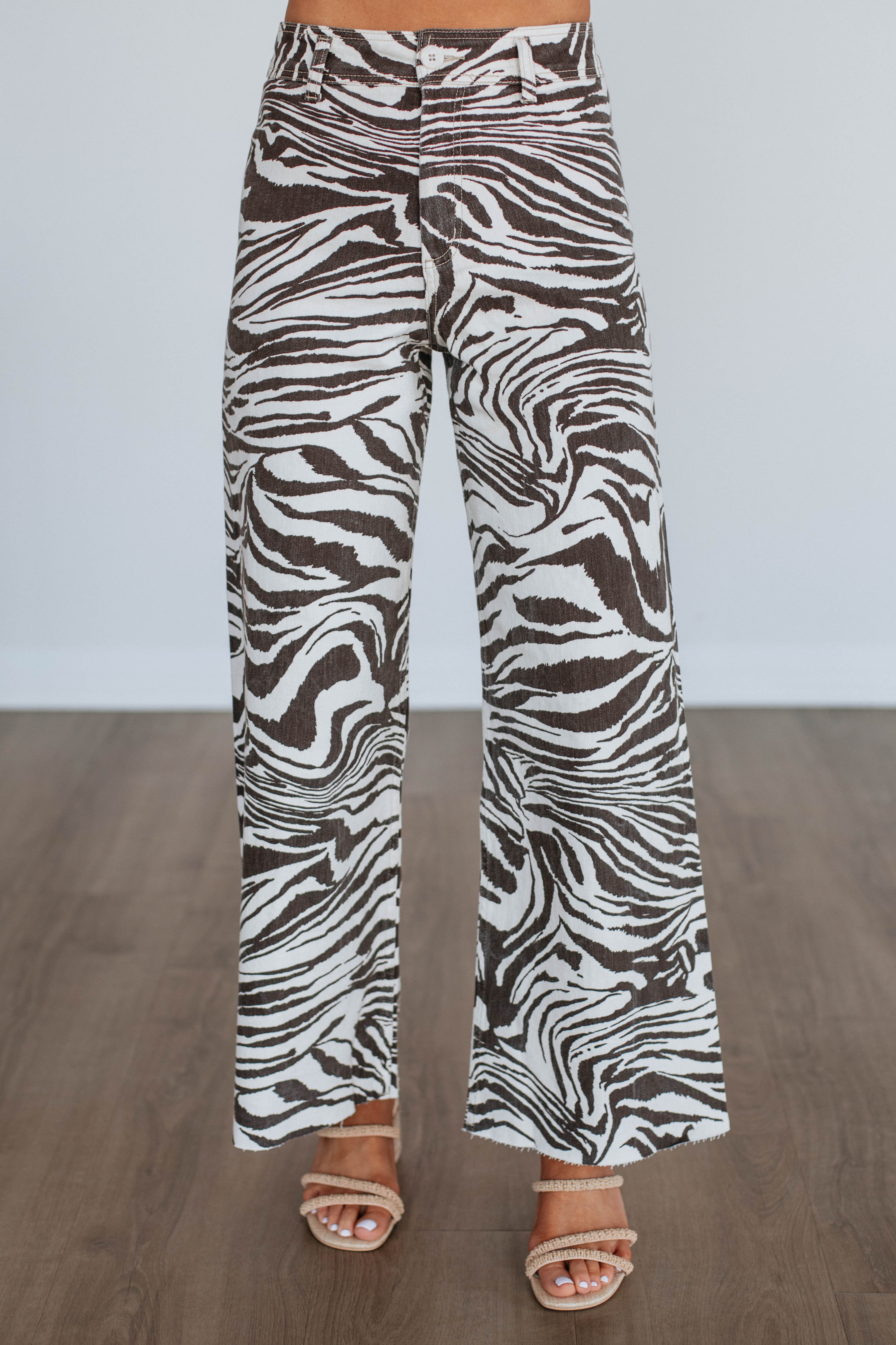 Jazette Wide Leg Pants - Chocolate