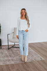 Joya Basic Top - Ivory
