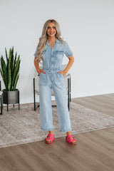 Caroline KanCan Denim Jumpsuit
