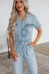 Caroline KanCan Denim Jumpsuit