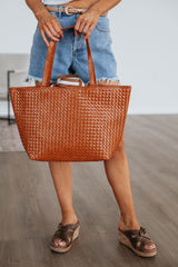 Keeley Tote Bag - Cognac