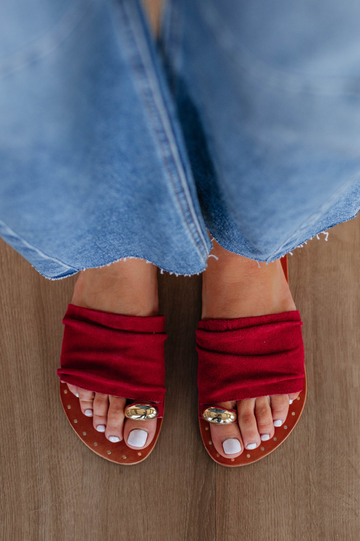 Keep It Current Sandals - Sangria