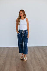 Making Things Right Pants -  Navy