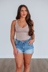 Malina Basic Tank - Taupe
