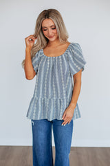 Alondra Top - Black Mix
