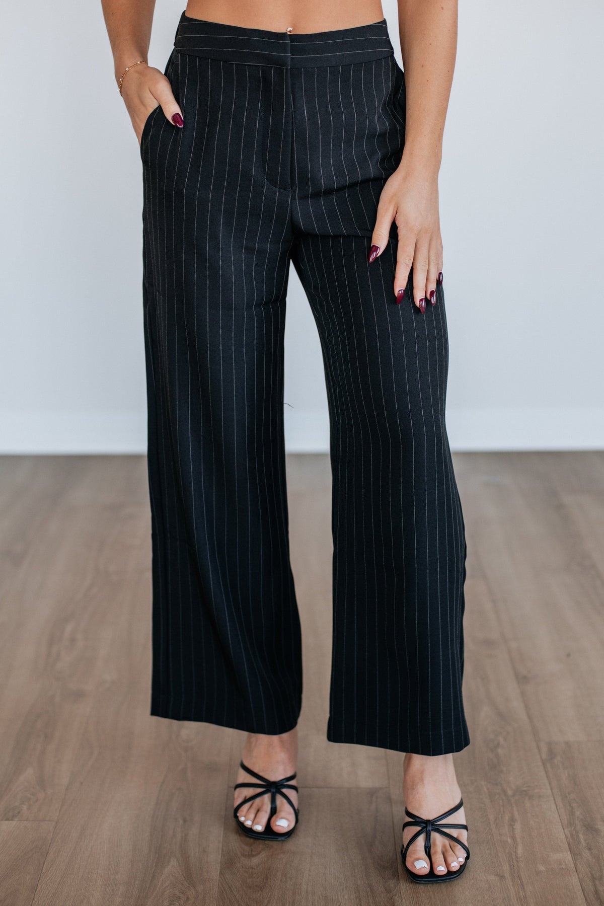Molly Pinstriped Trousers