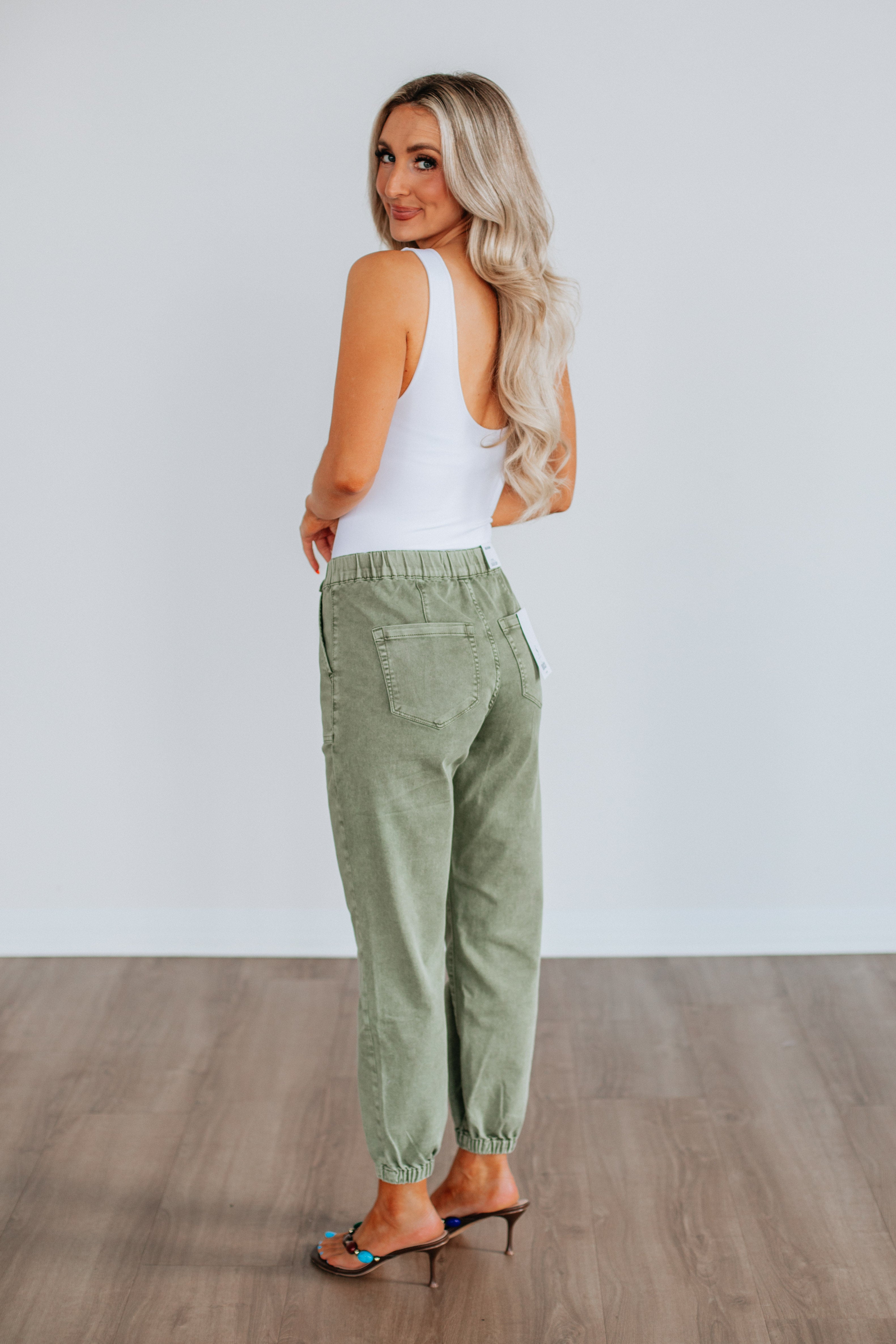 Drea Mica Joggers - Olive