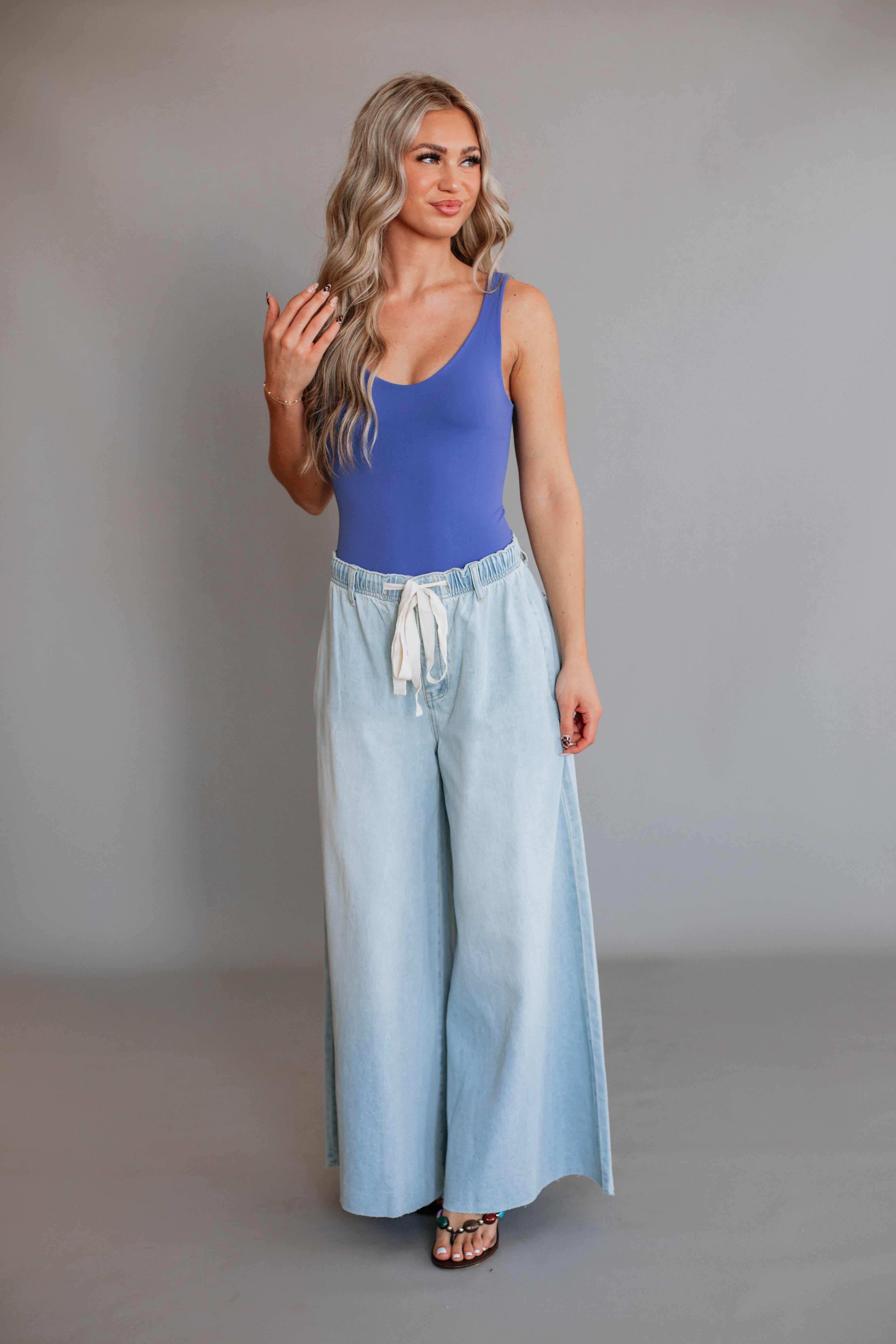 Sweet & Simple Bodysuit - Periwinkle