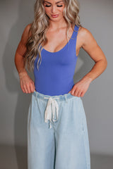 Sweet & Simple Bodysuit - Periwinkle