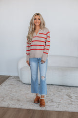 Danielle Striped Pullover
