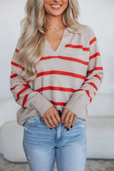 Danielle Striped Pullover