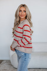 Danielle Striped Pullover