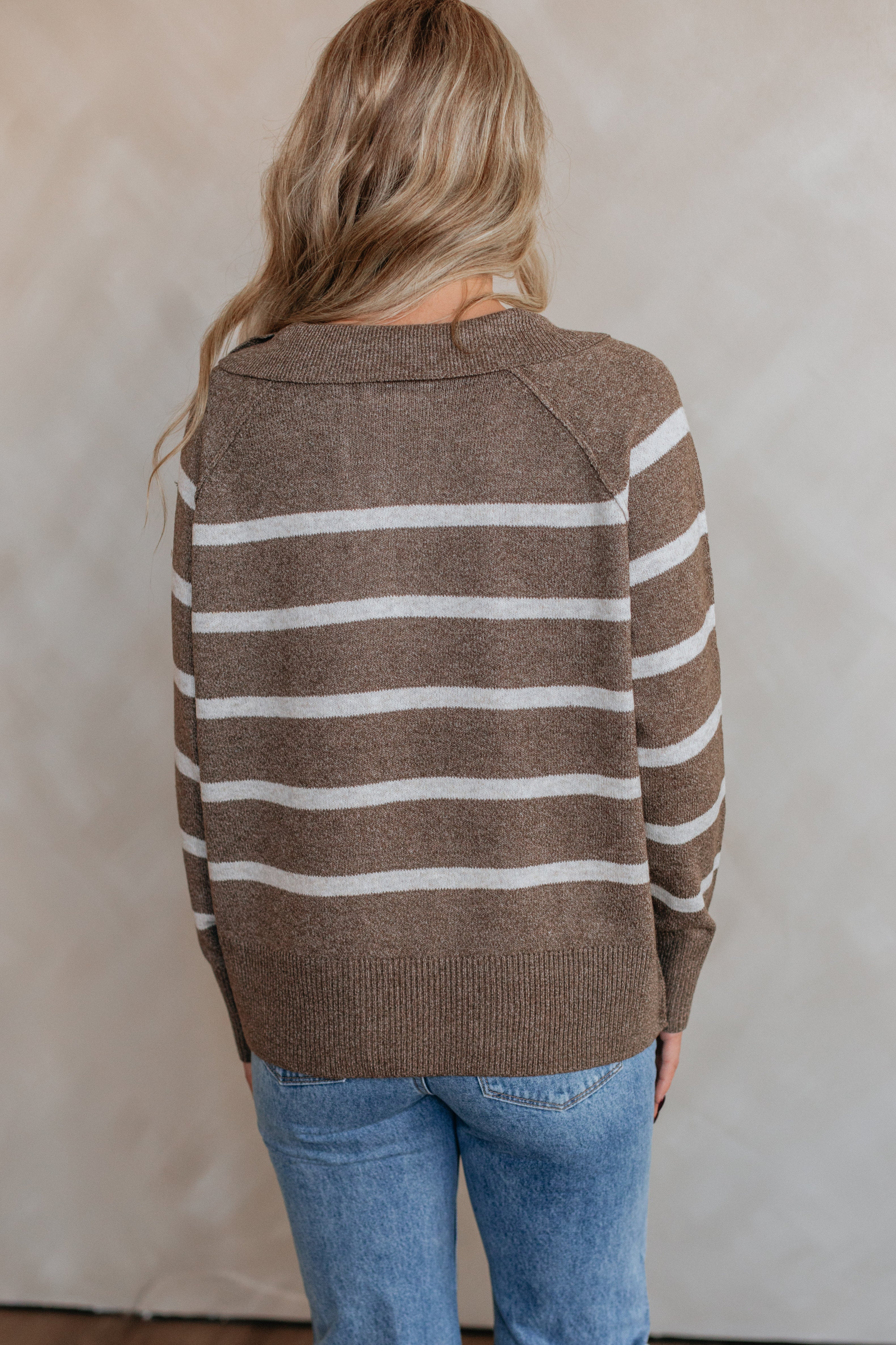 Danielle Striped Pullover