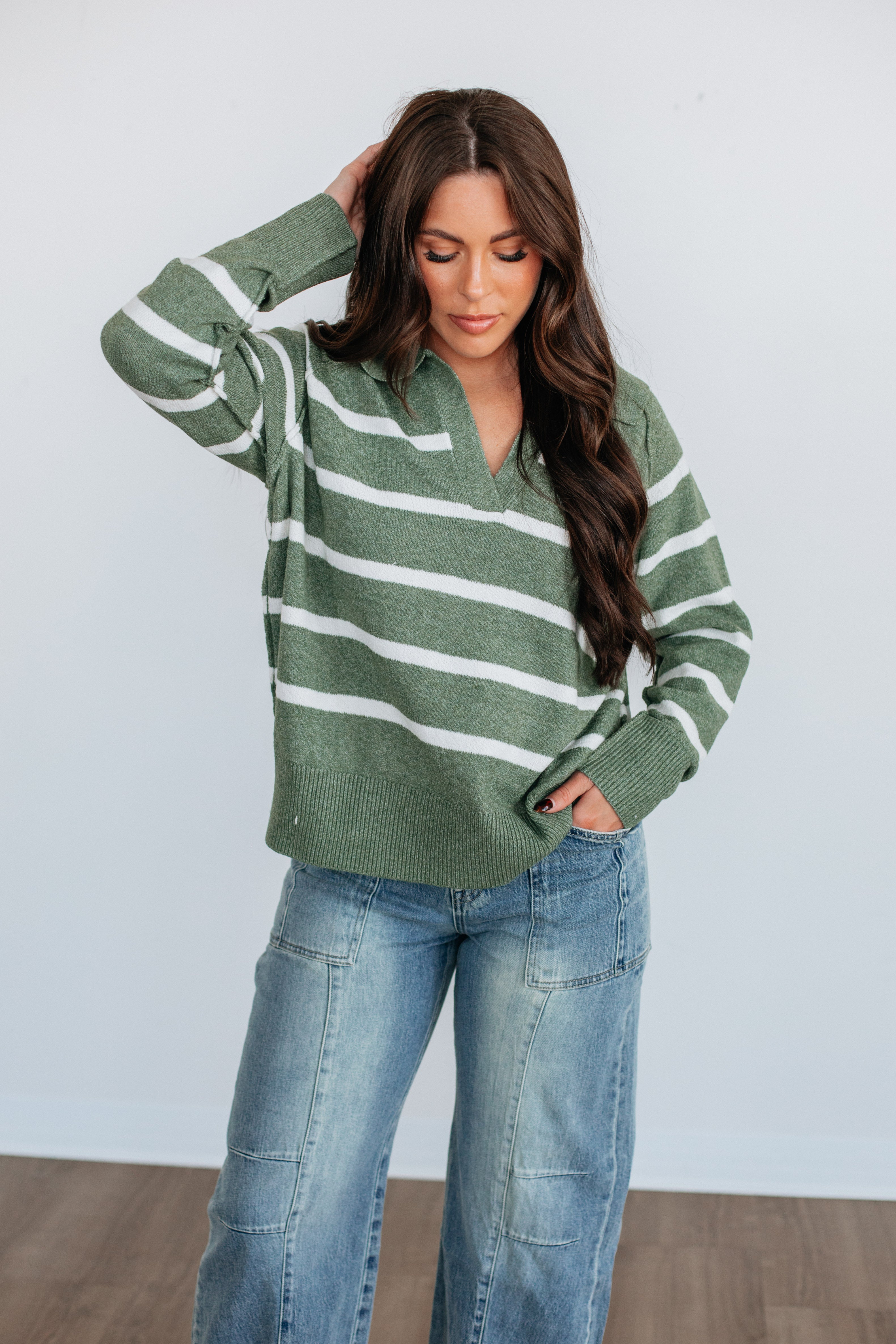 Danielle Striped Pullover