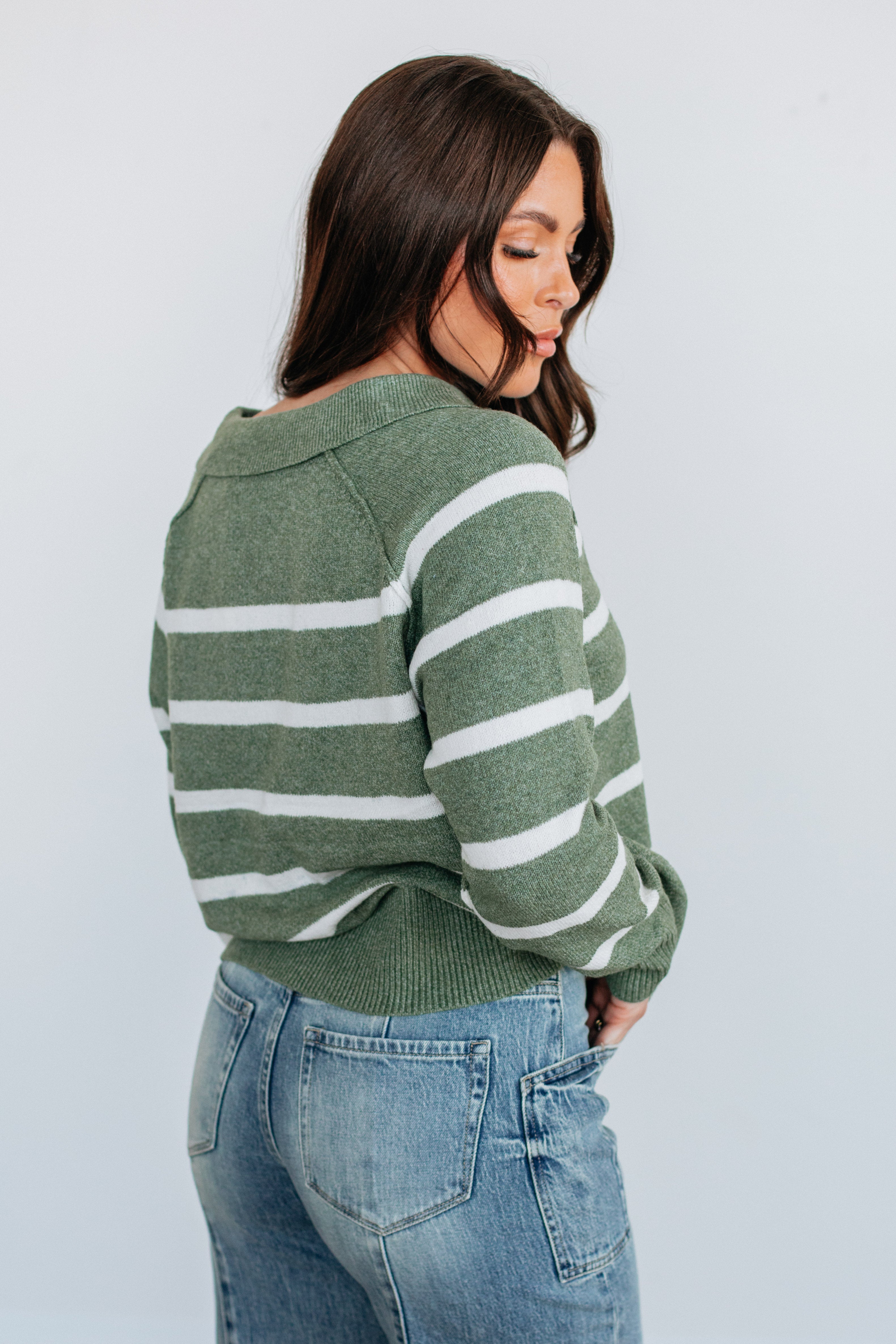Danielle Striped Pullover