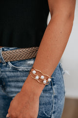 Pia Pearl Bangle Bracelet