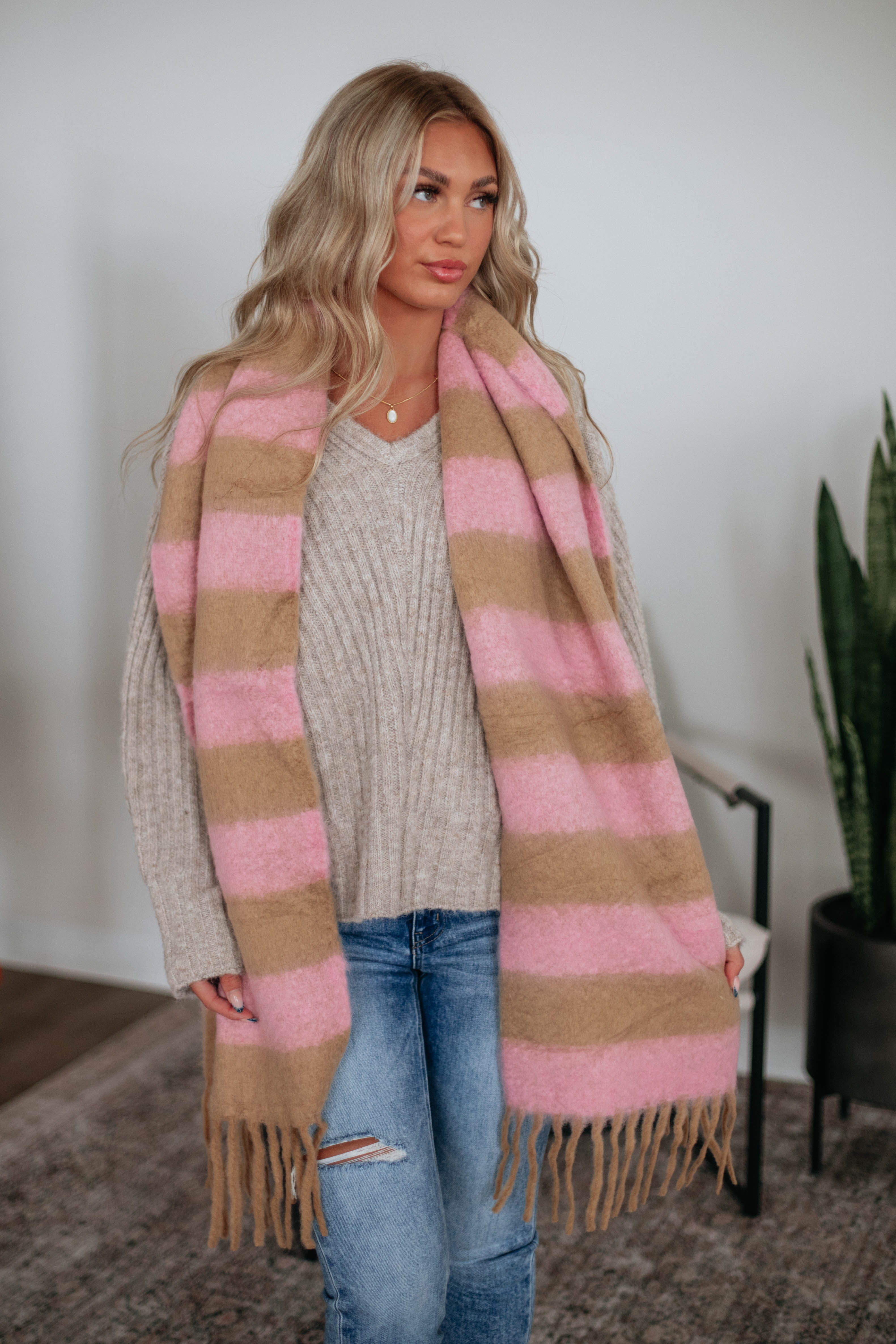 Ezrah Striped Scarf