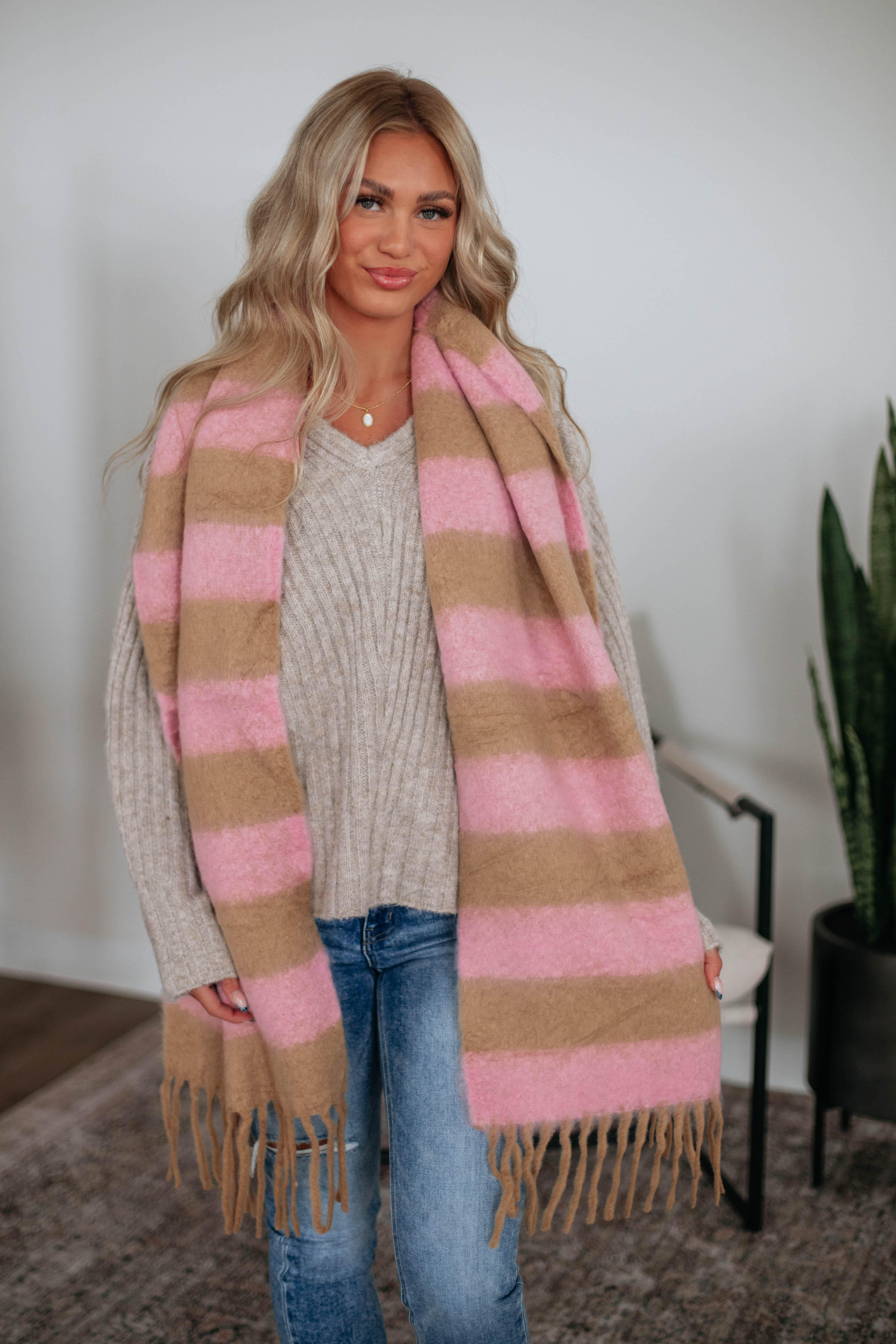 Ezrah Striped Scarf