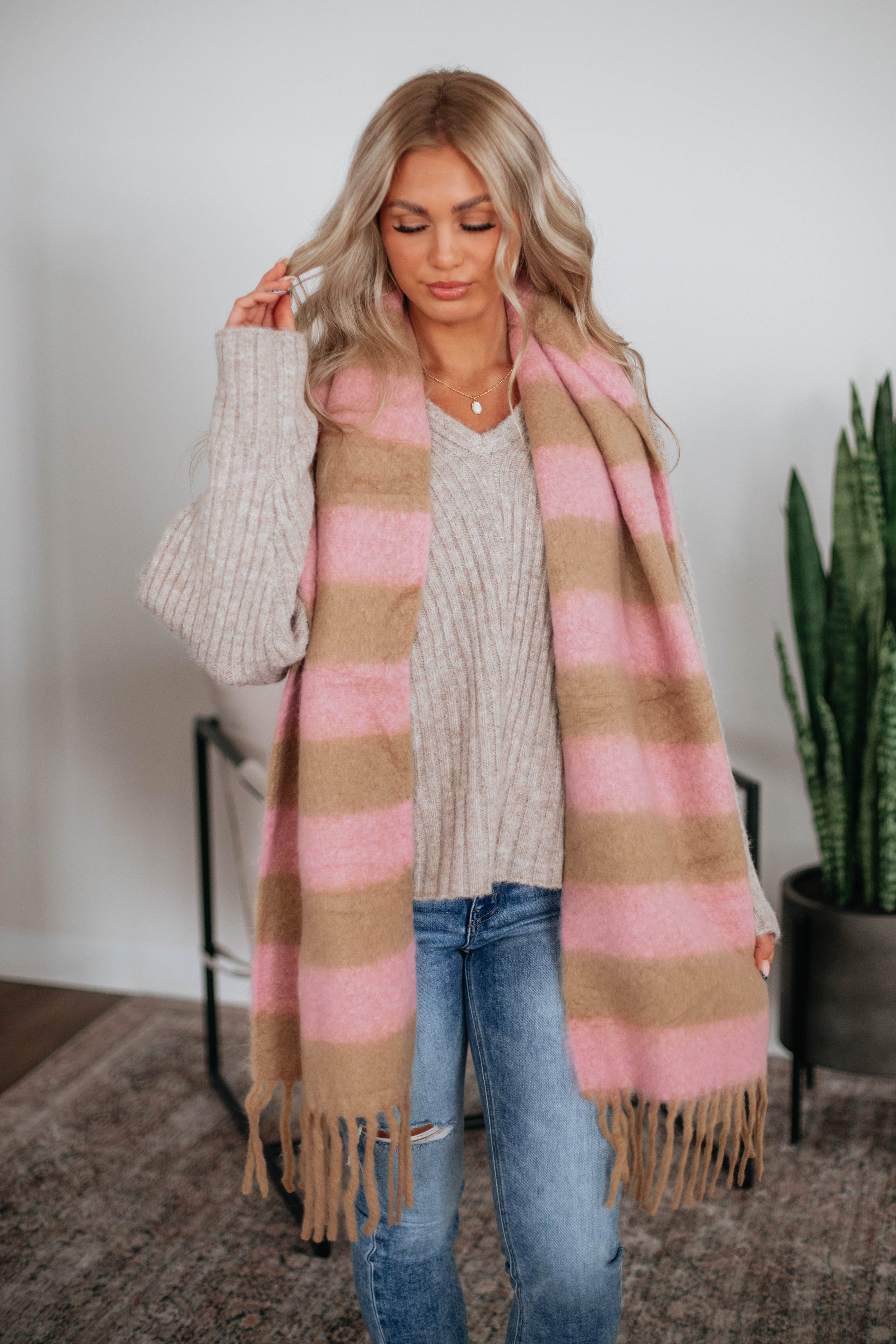 Ezrah Striped Scarf