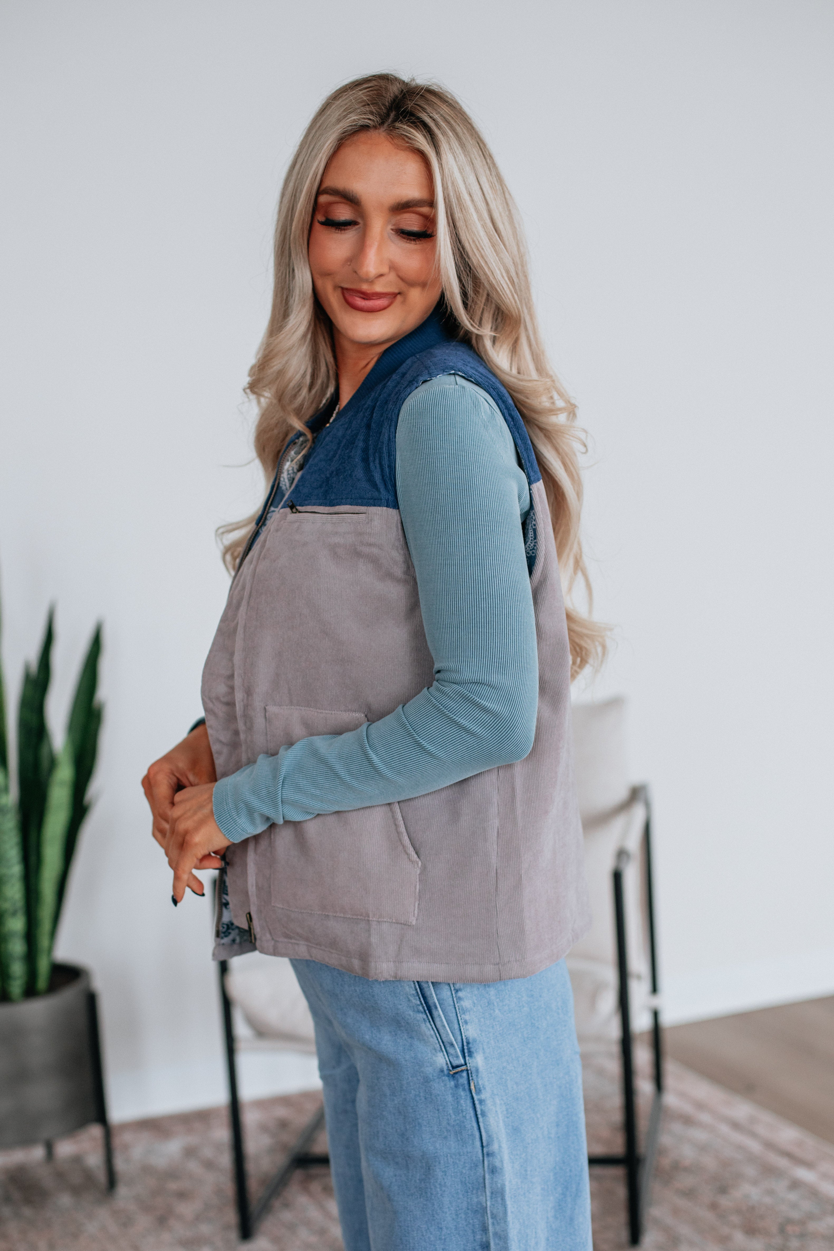 Abigail Corduroy Vest