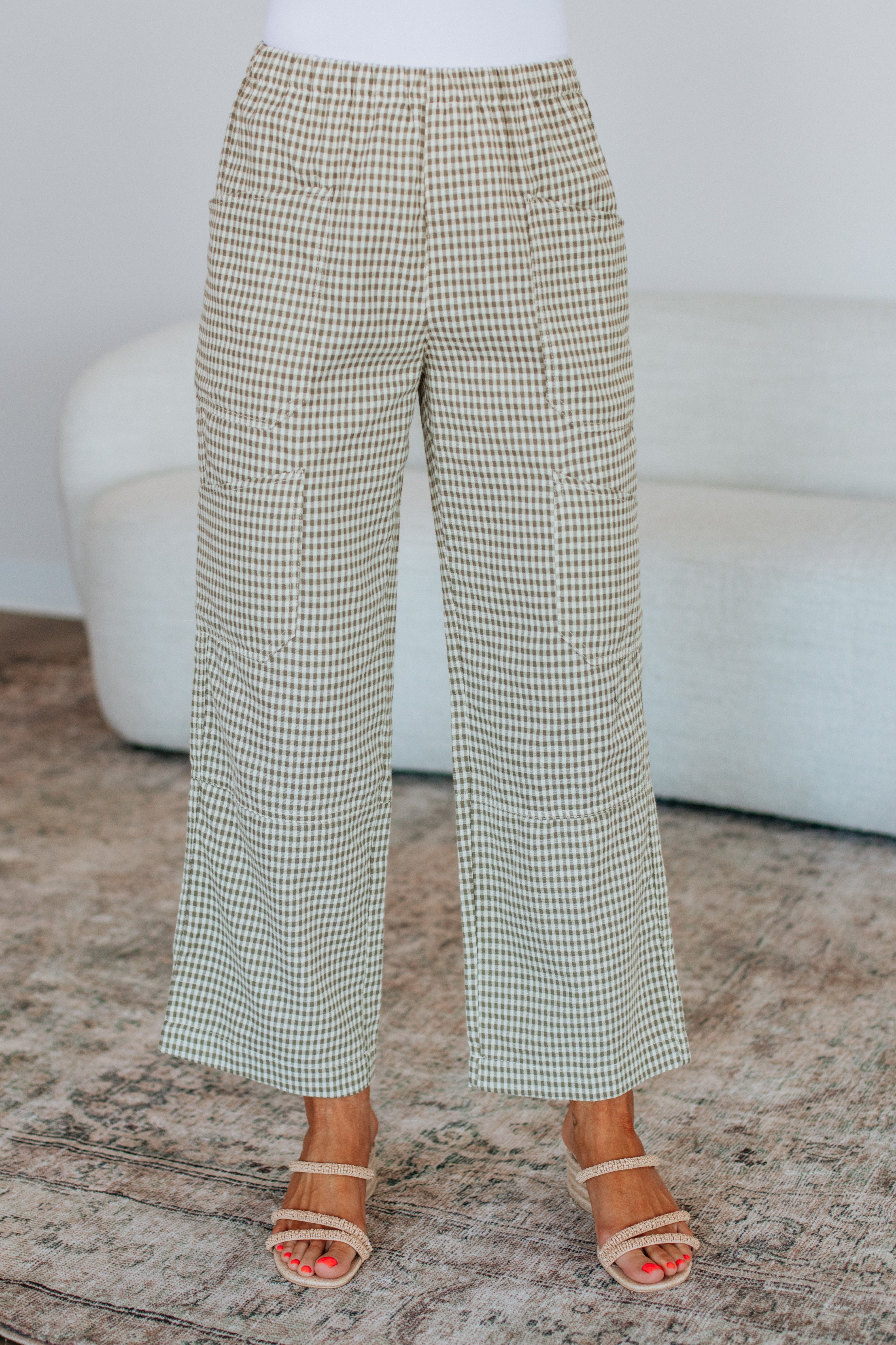 Oliya Plaid Pants