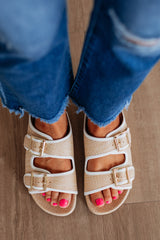 One Step Closer Sandals - Natural Mix