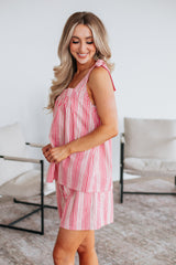 Briella Two-Piece Set - Hot Pink Mix