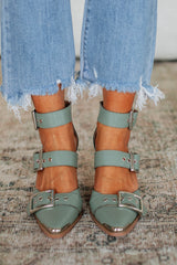 Proving My Point Heels - Sage