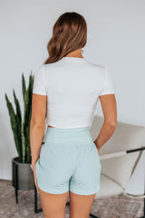 Rayla Active Shorts - Surf Spray