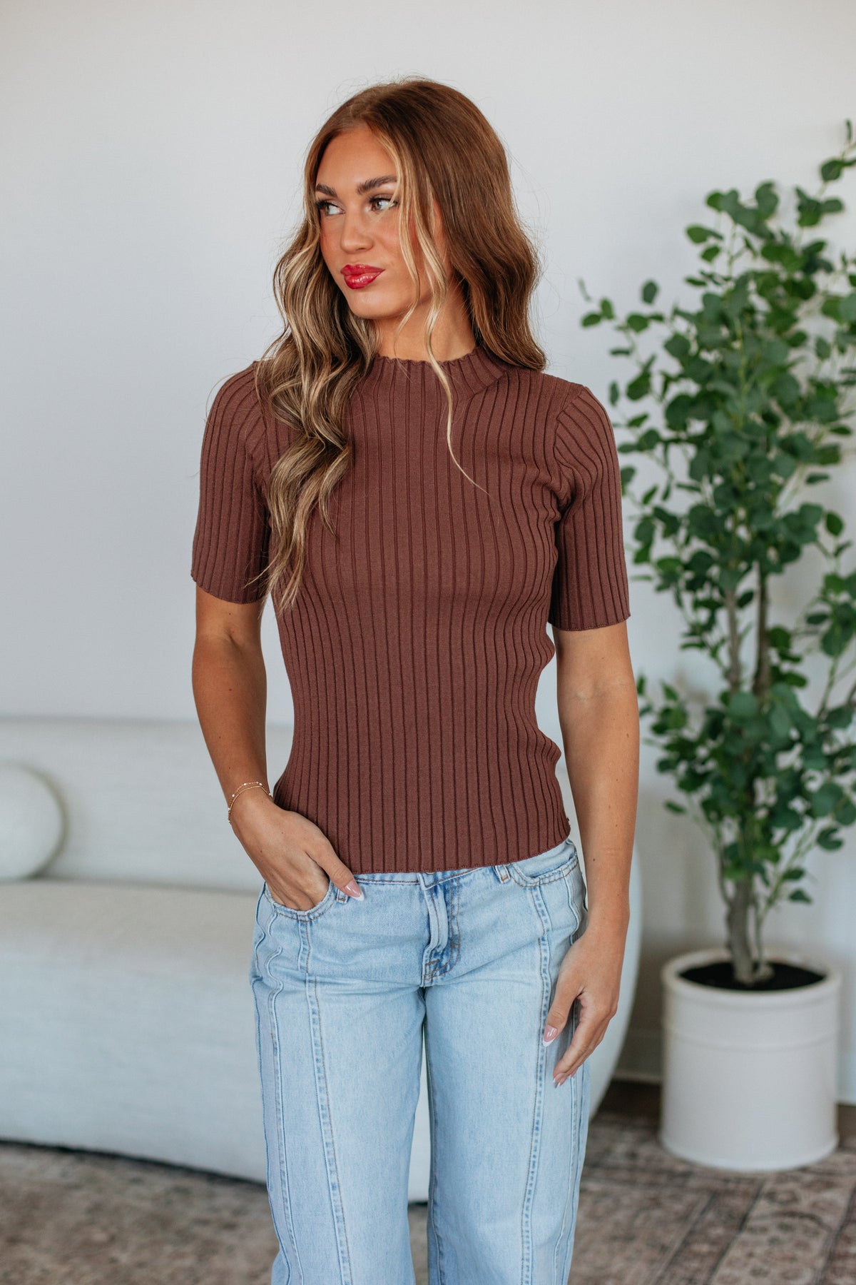 Rosa Ribbed Top