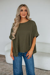 Zelie Striped Top