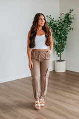 Bodie Cargo Joggers - Dark Sand
