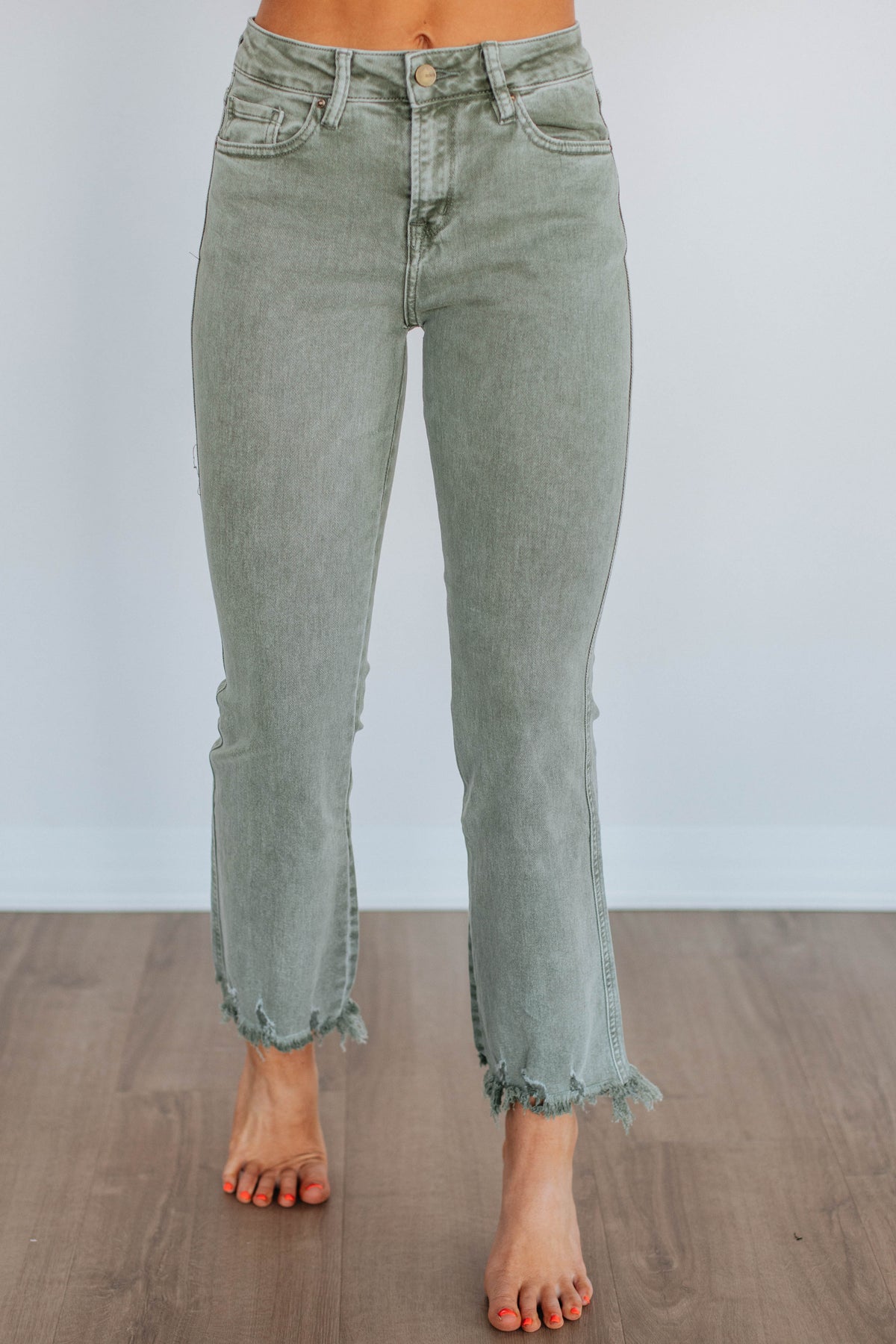 Roxanne Mica Jeans - Chive