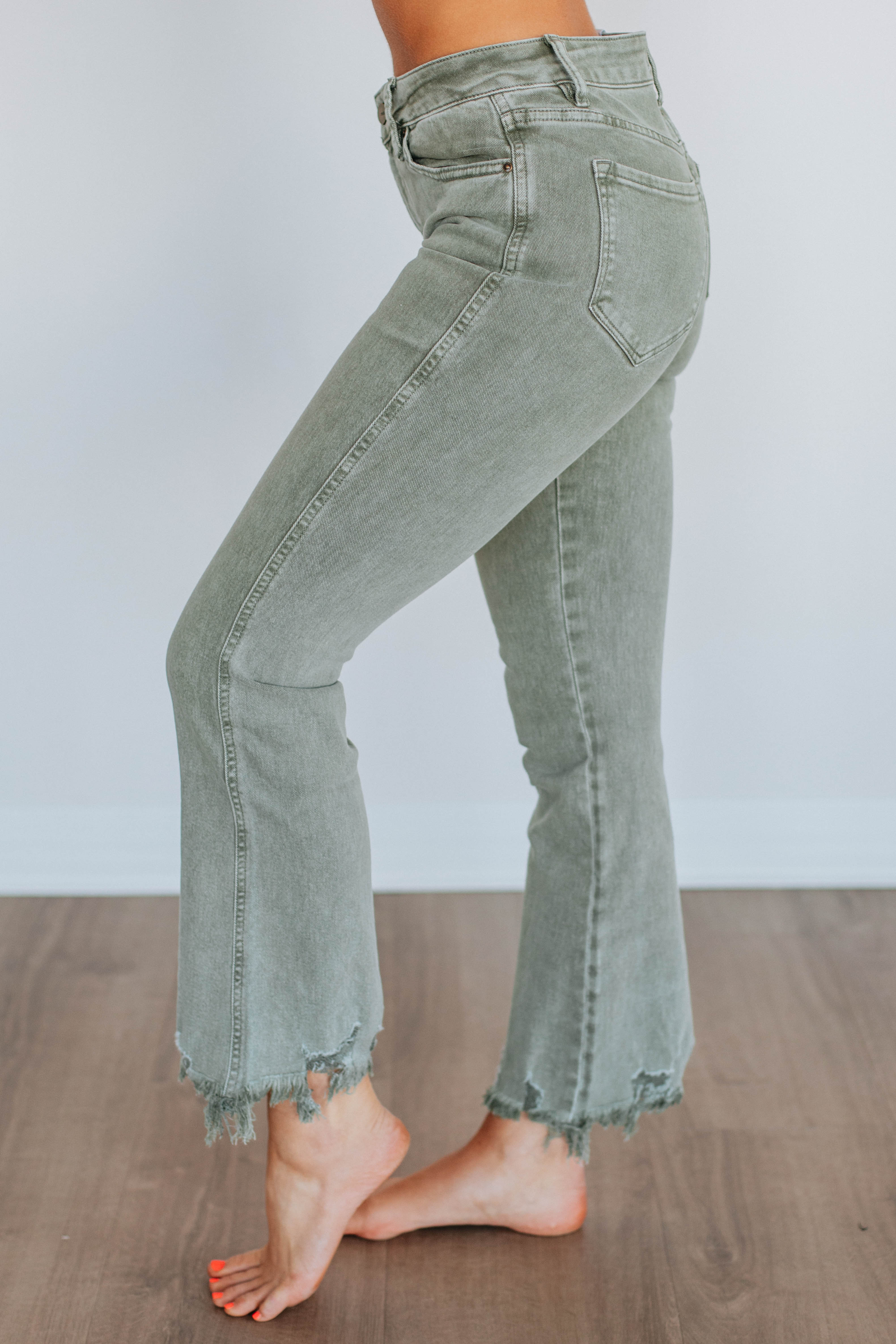 Roxanne Mica Jeans - Chive
