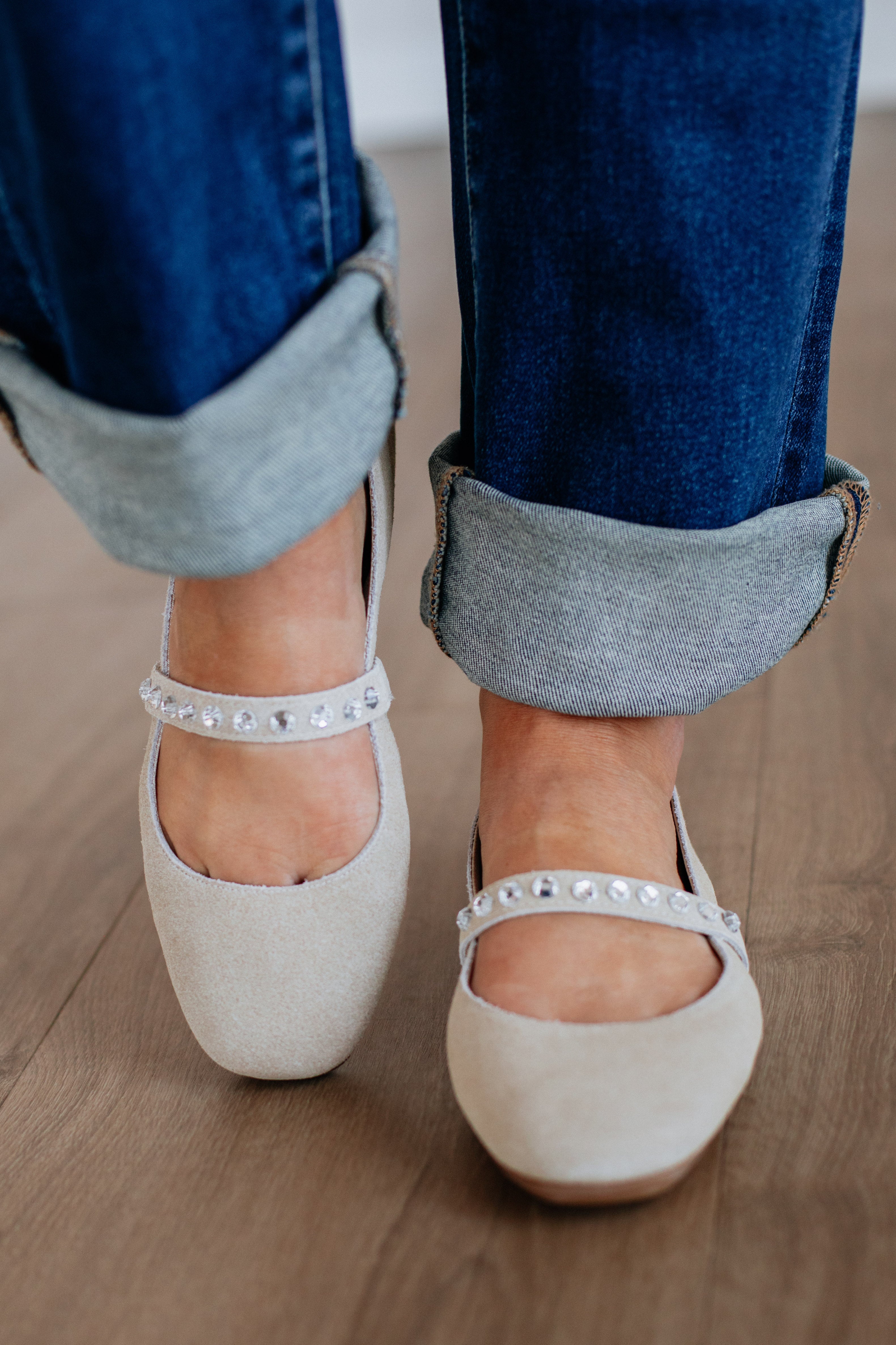 Setting Things Straight Ballet Flats - Sand