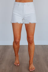 Shiloh Risen Shorts - White